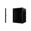 Lanview RWP16U45BL-D rack cabinet 16U Wall mounted rack Black