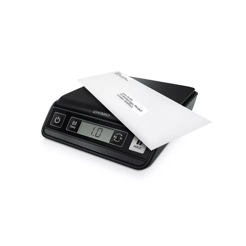 DYMO M2 Digital Shipping Scale | 2 kg Capacity USB Mailing Weighing Scale | Compact Size 18.5 cm L x 16.1 cm W x 4.4 cm H