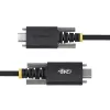StarTech.com 6.6ft (2m) USB-C Charging Cable, Side Screw Locking, 240W (5A) PD EPR, Dual-Layer Silicone/Braided Jacket, USB 2.0 Laptop Charger Cable, USB-IF Certified, Rugged USB-C Charging Cord