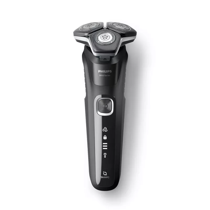 Electric rotary shaver Philips Series 5000 S5898/35 — 3-head, Wet & Dry, SteelPrecision blades, 60 min cordless