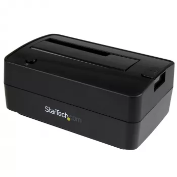 StarTech.com Single Bay USB 3.1 / eSATA to SATA Hard Drive Docking Station, USB 3.1 (10 Gbps) Hard Drive Dock, External 2.5/3.5 inch SATA III HDD/SSD Docking Station, Top-Loading Hard Drive Bay