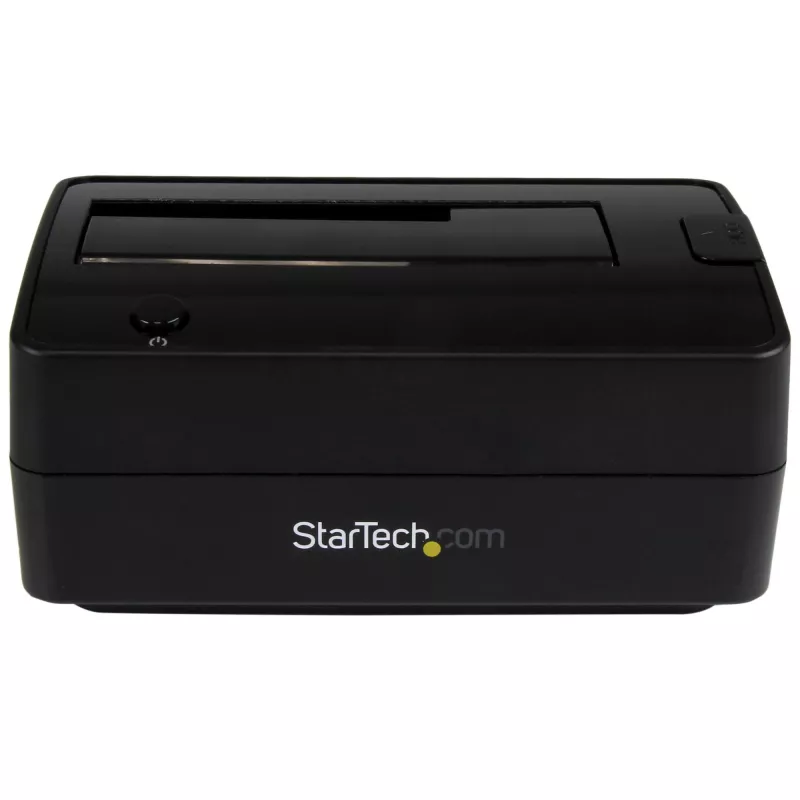 StarTech.com Single Bay USB 3.1 / eSATA to SATA Hard Drive Docking Station, USB 3.1 (10 Gbps) Hard Drive Dock, External 2.5/3.5 inch SATA III HDD/SSD Docking Station, Top-Loading Hard Drive Bay