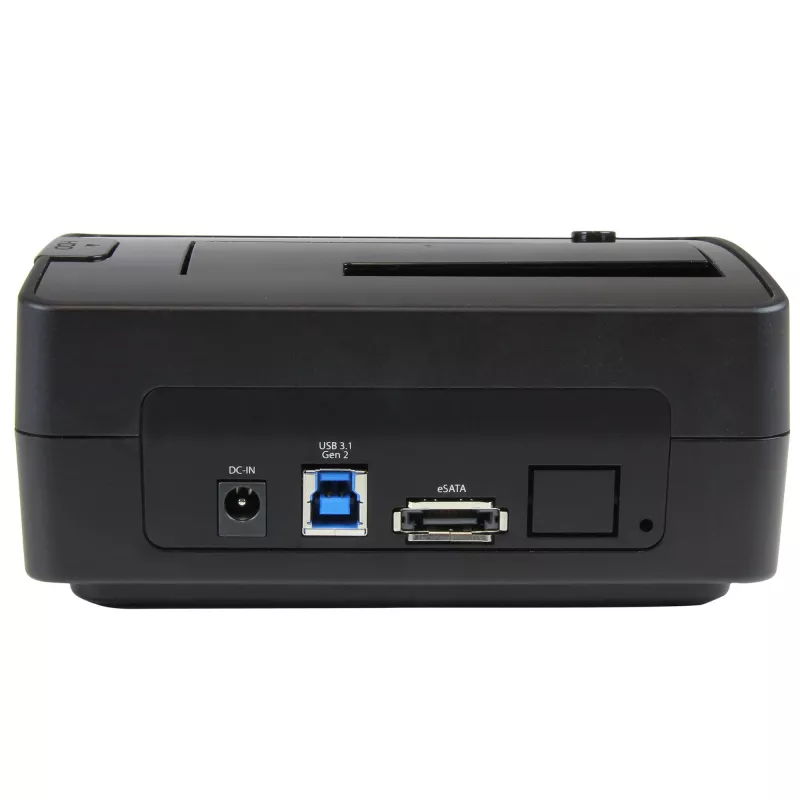 StarTech.com Single Bay USB 3.1 / eSATA to SATA Hard Drive Docking Station, USB 3.1 (10 Gbps) Hard Drive Dock, External 2.5/3.5 inch SATA III HDD/SSD Docking Station, Top-Loading Hard Drive Bay
