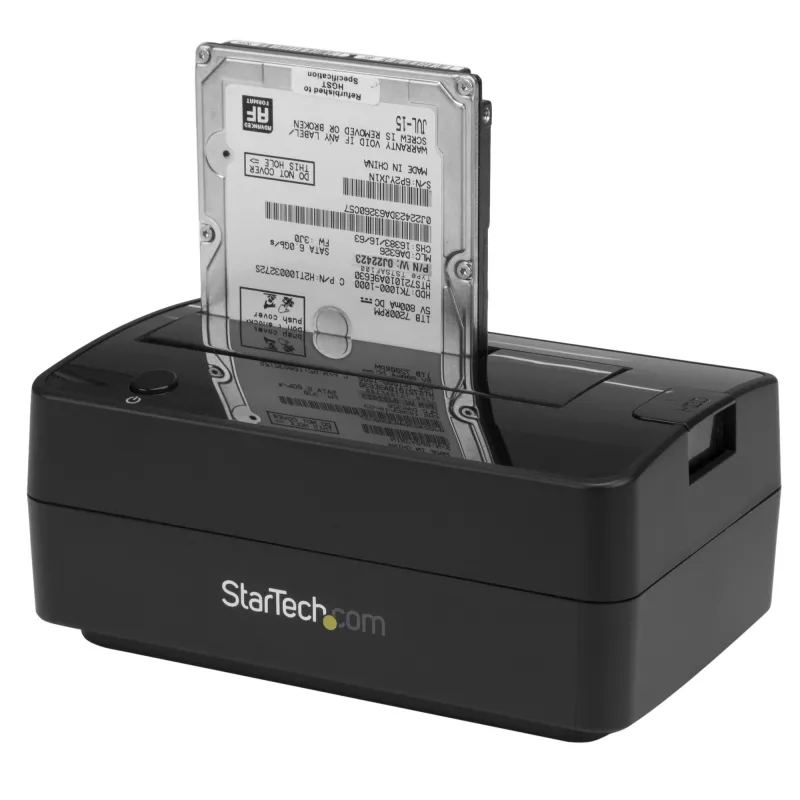 StarTech.com Single Bay USB 3.1 / eSATA to SATA Hard Drive Docking Station, USB 3.1 (10 Gbps) Hard Drive Dock, External 2.5/3.5 inch SATA III HDD/SSD Docking Station, Top-Loading Hard Drive Bay