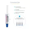 StarTech.com Thermal Paste, Pack of 5 Re-sealable Syringes (1.5g / each), Metal Oxide Compound, CPU Heat Sink Thermal Grease Paste