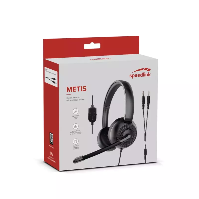 Headphones SPEEDLINK METIS Wired Gaming Black
