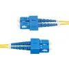 StarTech.com 3m (9.8ft) SC to SC (UPC) OS2 Single Mode Duplex Fiber Optic Cable, 9/125µm, 40G/100G Zipcord, Bend Insensitive, Low Insertion Loss - LSZH Fiber Jumper Cord