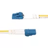 StarTech.com 15m (49.2ft) LC to SC (UPC) OS2 Single Mode Duplex Fiber Optic Cable, 9/125µm, 100G, Bend Insensitive, Low Insertion Loss - LSZH Fiber Jumper Cord