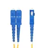 StarTech.com 5m (16.4ft) LC to SC (UPC) OS2 Single Mode Duplex Fiber Optic Cable, 9/125µm, 100G, Bend Insensitive, Low Insertion Loss - LSZH Fiber Jumper Cord