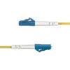 StarTech.com 2m (6.6ft) LC to SC (UPC) OS2 Single Mode Simplex Fiber Optic Cable, 9/125µm, 40G/100G, Bend Insensitive, Low Insertion Loss - LSZH Fiber Jumper Cord