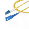 StarTech.com 2m (6.6ft) LC to SC (UPC) OS2 Single Mode Simplex Fiber Optic Cable, 9/125µm, 40G/100G, Bend Insensitive, Low Insertion Loss - LSZH Fiber Jumper Cord