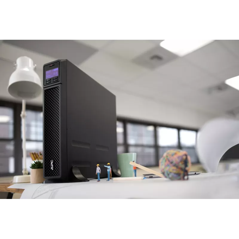 APC Smart-UPS On-Line, 3kVA, Tower, 208V/230V, 6x C13+2x C19 IEC outlets, SmartSlot, Extended runtime, W/O rail kit