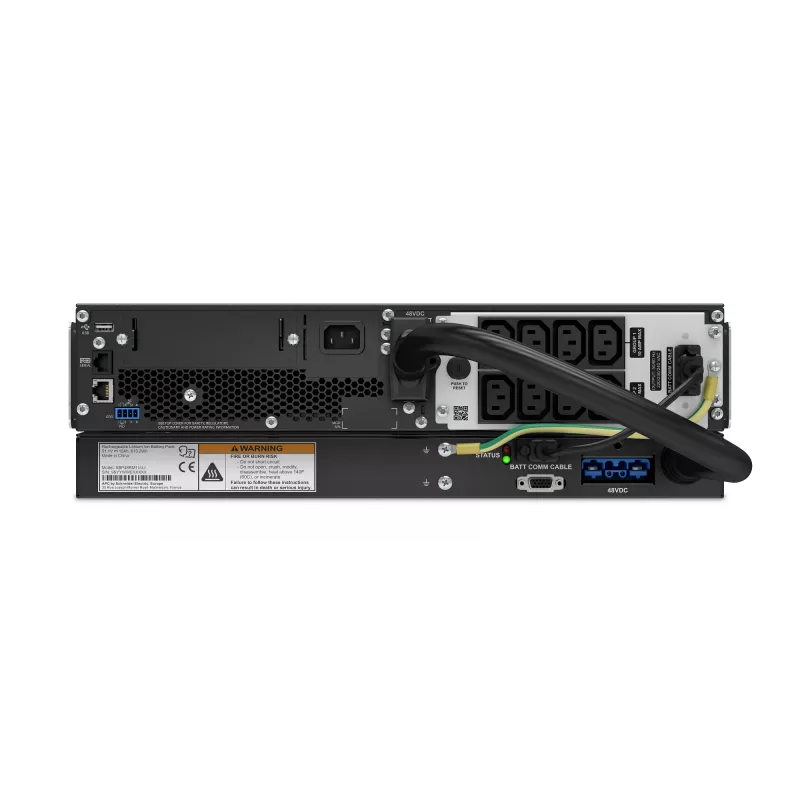 APC Smart-UPS On-Line, 1500VA, Rackmount 3U, 230V, 8x C13 IEC outlets, SmartSlot, Extended runtime, W/ rail kit, W/ Lithium-ion external battery