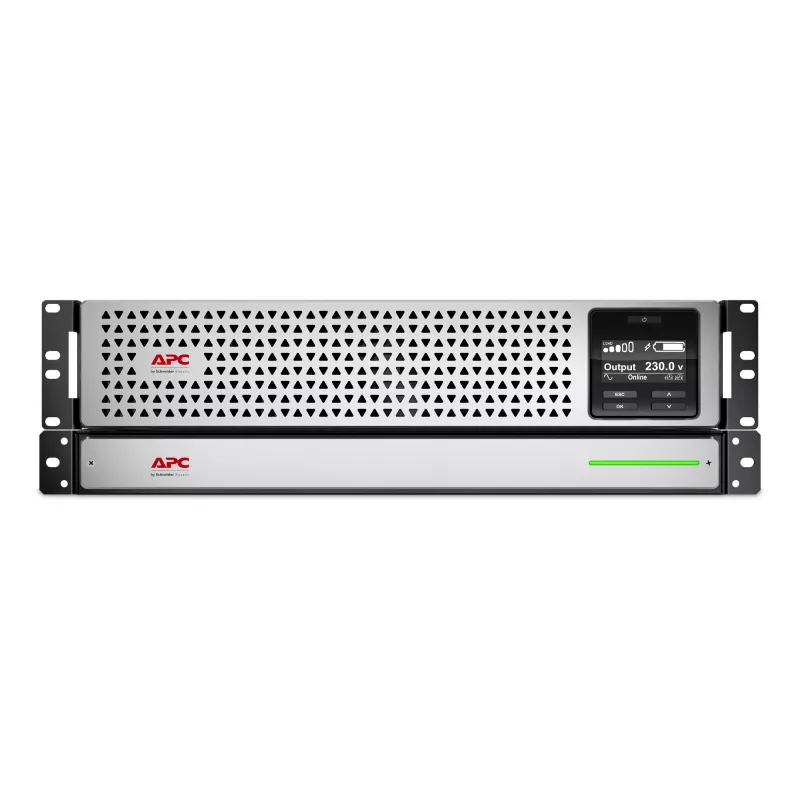 APC Smart-UPS On-Line, 1500VA, Rackmount 3U, 230V, 8x C13 IEC outlets, SmartSlot, Extended runtime, W/ rail kit, W/ Lithium-ion external battery