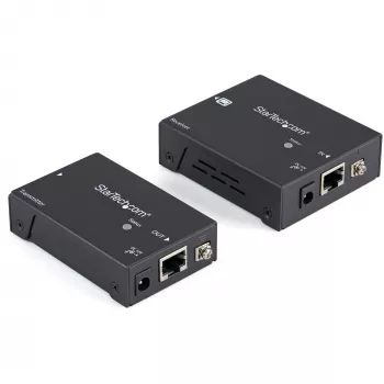 StarTech.com HDMI over CAT5e HDBaseT Extender - 4K - TAA, 4096 x 2160 pixels, AV transmitter & receiver, 100 m, Black
