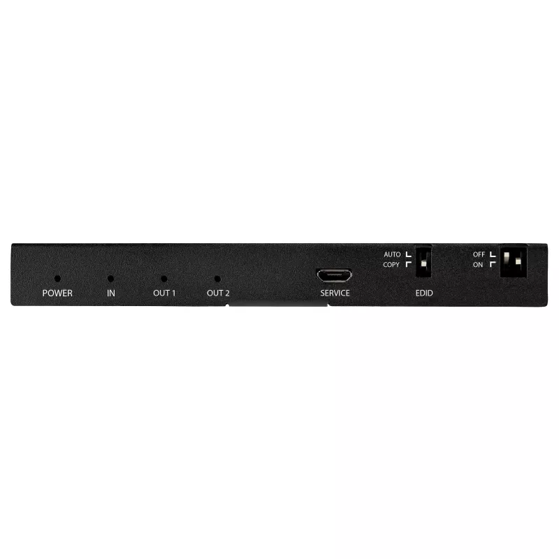 StarTech.com 2-Port HDMI Splitter (1x2) - 4K 60Hz UHD HDMI 2.0 Audio Video Splitter w/ Scaler & Audio Extractor (3.5mm/SPDIF) - Dual HDMI Splitter (1-In 2-Out) - EDID Copy - TV/Projector