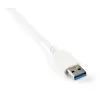 StarTech.com 3-Port Portable USB 3.0 Hub plus Gigabit Ethernet - Built-In Cable~3-Port Portable USB 3.0 Hub plus Gigabit Ethernet - 5Gbps - Built-In Cable