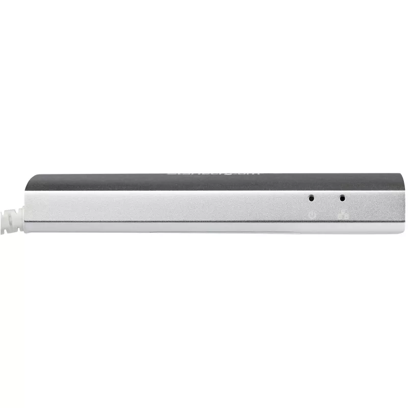 StarTech.com 3-Port Portable USB 3.0 Hub plus Gigabit Ethernet - Built-In Cable~3-Port Portable USB 3.0 Hub plus Gigabit Ethernet - 5Gbps - Built-In Cable