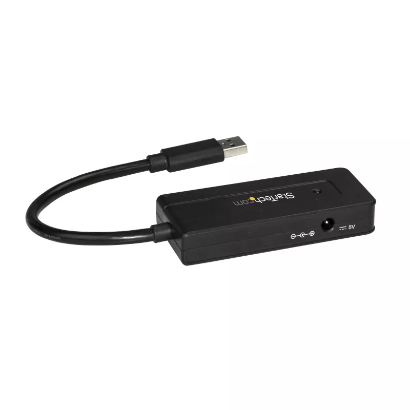 StarTech.com 4 Port USB 3.0 Hub (SuperSpeed 5Gbps) with Fast Charge – Portable USB 3.1 Gen 1 Type-A Laptop/Desktop Hub - USB Bus Power or Self Powered for High Performance – Mini/Compact~4 Port USB 3.0 Hub (SuperSpeed 5Gbps) with Fast Charge – Portable USB 3.2 Gen1 Type-A Laptop/Desktop Hub - USB Bus Power or Self Powered for High Performance – Mini/Compact