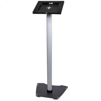 StarTech.com Secure Tablet Floor Stand - Anti-Theft, Black, Silver, Tablet, Multimedia stand, Aluminium, Plastic, Steel, 1.5 kg, 24.6 cm (9.7 inch)