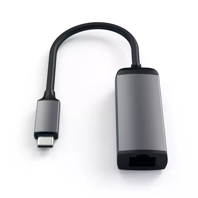 Interface adapter Satechi ST-TCENM — grey, 23.1×62.9×13.9 mm, 1 pc, compatible with Windows/Chrome OS/macOS