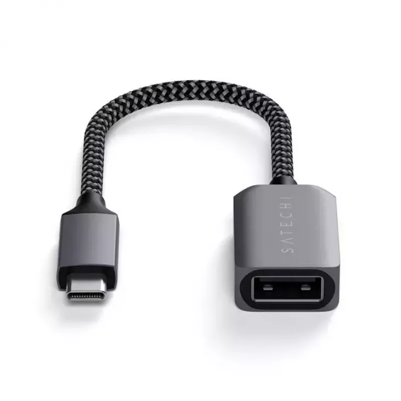 USB cable Satechi ST-UCATCM USB C to USB A, USB 3.2 Gen 1 (5 Gbps), Grey