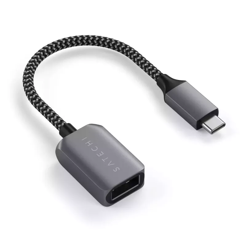 USB cable Satechi ST-UCATCM USB C to USB A, USB 3.2 Gen 1 (5 Gbps), Grey