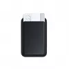 Card pocket Satechi ST-VLWK Black — vegan leather, 66×105×9.5 mm