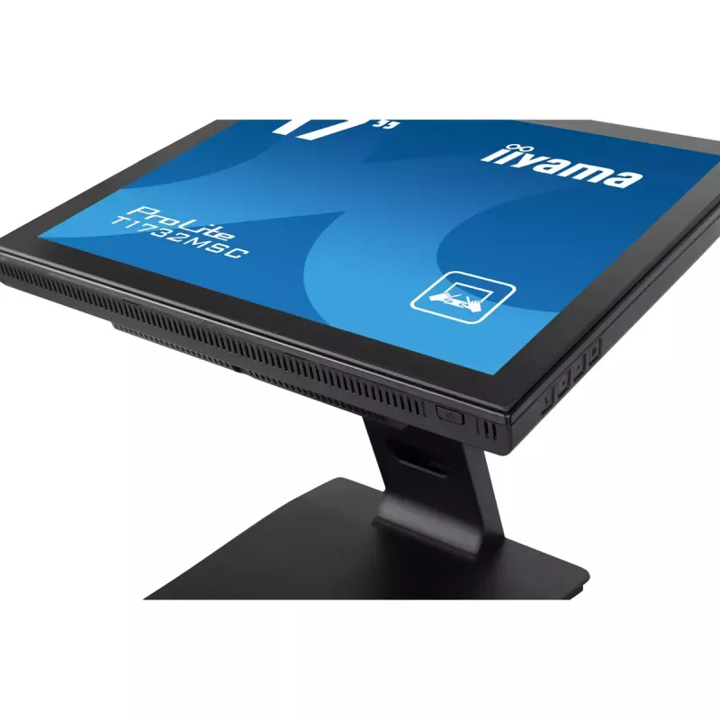 iiyama ProLite T1732MSC-B1SAG computer monitor 43.2 cm (17 inch) 1280 x 1024 pixels Full HD LED Touchscreen Tabletop Black