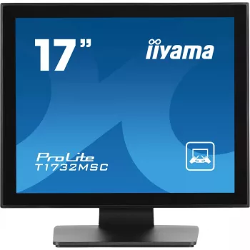 iiyama ProLite T1732MSC-B1SAG computer monitor 43.2 cm (17 inch) 1280 x 1024 pixels Full HD LED Touchscreen Tabletop Black