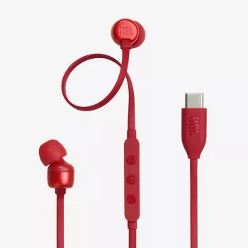 JBL Tune 310C Headset Wired In-ear Calls/Music USB Type-C Red