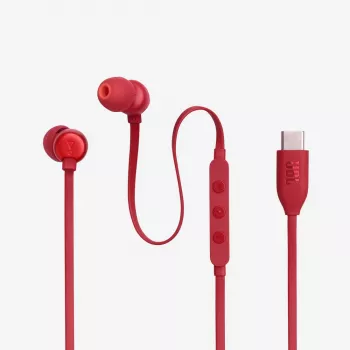 JBL Tune 310C Headset Wired In-ear Calls/Music USB Type-C Red
