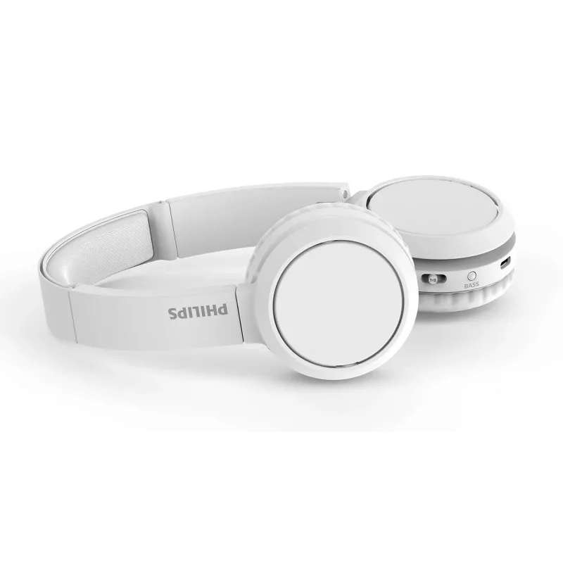 Philips 4000 series TAH4205WT/00 headphones/headset Wireless Head-band Calls/Music USB Type-C Bluetooth White