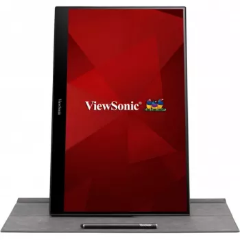 Viewsonic TD1655 computer monitor 39.6 cm (15.6 inch) 1920 x 1080 pixels Full HD LED Touchscreen Multi-user Black, Silver