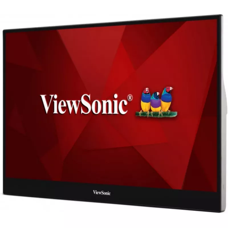 Viewsonic TD1655 computer monitor 39.6 cm (15.6 inch) 1920 x 1080 pixels Full HD LED Touchscreen Multi-user Black, Silver