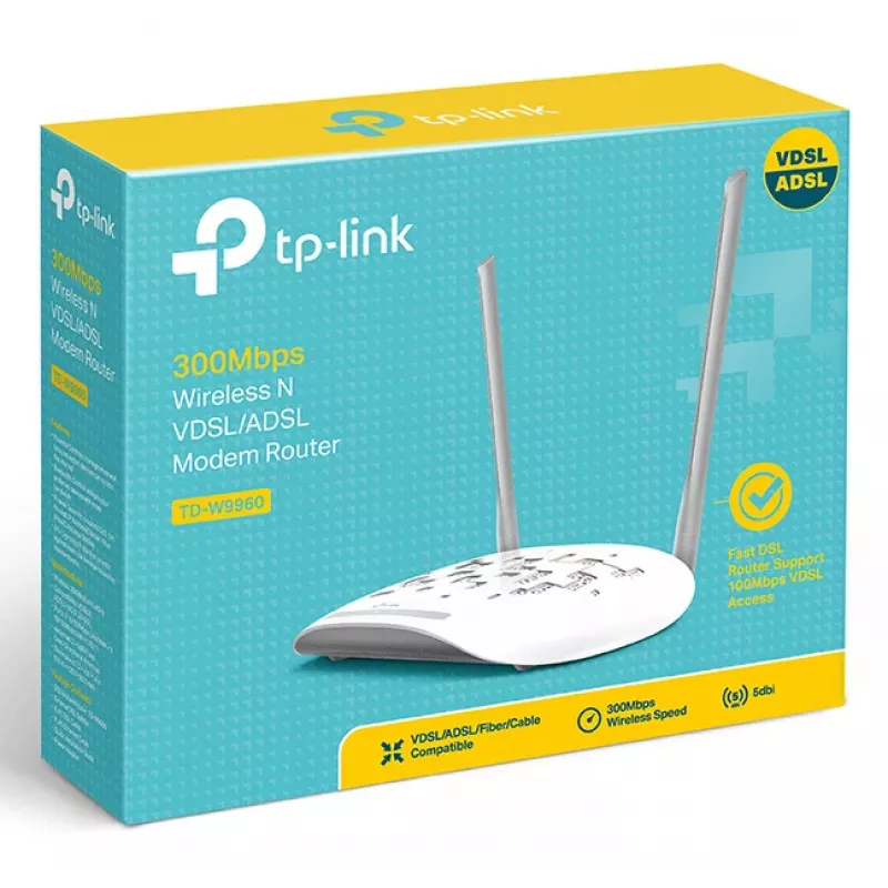 Tabletop router TP-Link TD-W9960 Single-band 2.4 GHz Wi-Fi 4