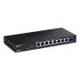 Unmanaged network switch TRENDnet TEG-S5091 — 8× 2.5G RJ-45 ports, 60 Gbit/s, 12V, wall-mountable