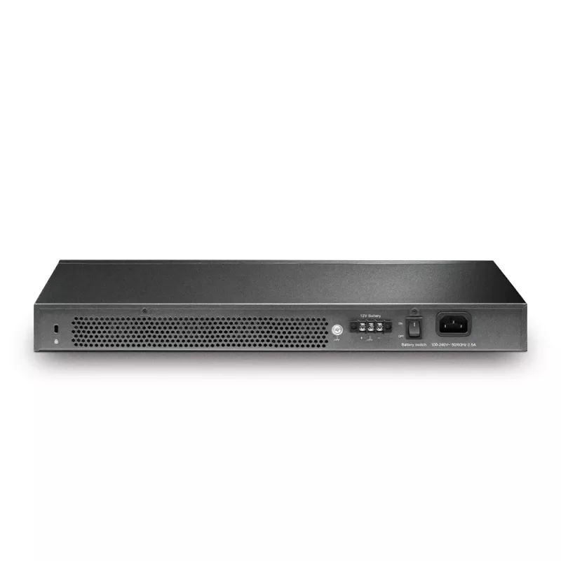TP-Link JetStream TL-SG3428X-UPS network switch Managed L2+/L3 Gigabit Ethernet (10/100/1000) 1U Black