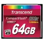 Flash Memory Transcend 64GB CompactFlash 800x TS64GCF800