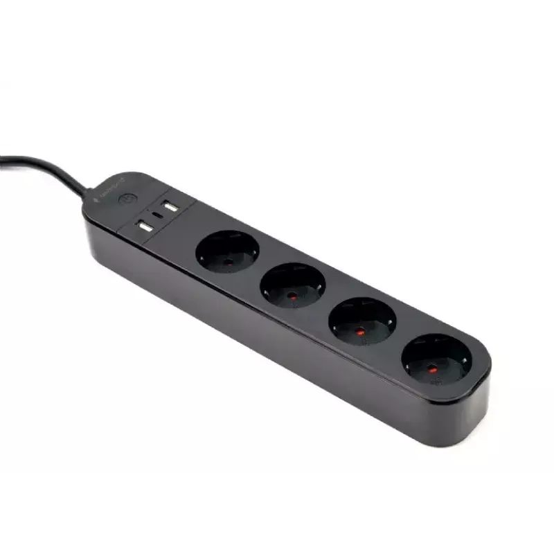 Power Strip Gembird TSL-PS-S4U-01 Smart 4 AC Outlets