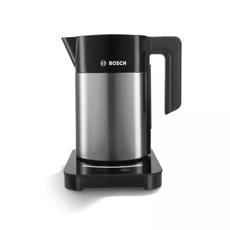 Bosch TWK7203 electric kettle 1.7 L 1850 W Black, Stainless steel