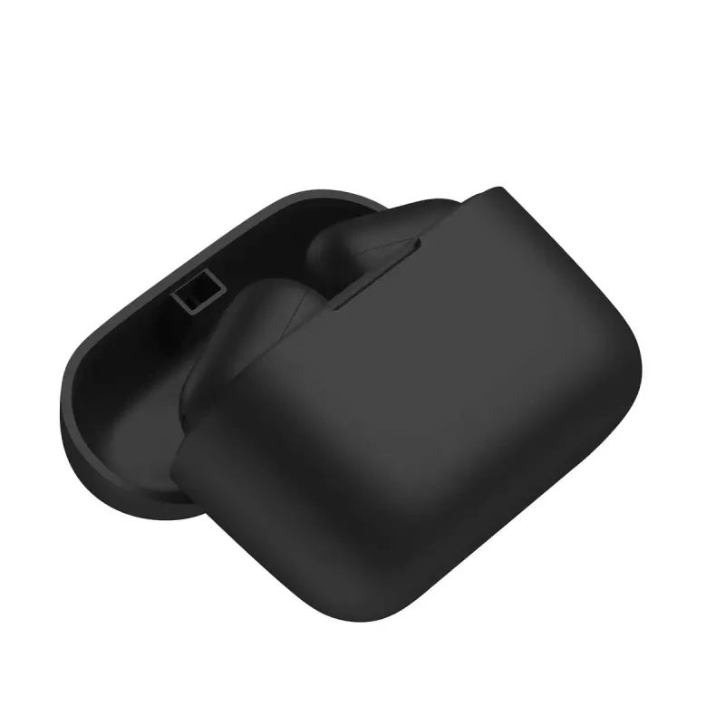 Wireless in-ear headphones SAVIO TWS-09 — Bluetooth 5.1, binaural, 20–20000 Hz, 8 h talk time, power bank, USB-C charging, black