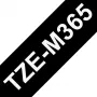 Brother TZE-M365 label-making tape White on black