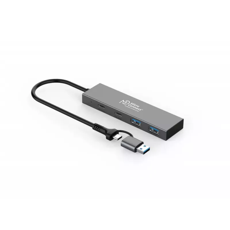 Microconnect UC0066-5G-USB-C-4IN1 interface hub USB-C 4 ports