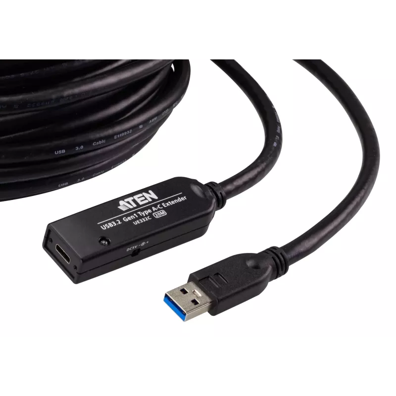 ATEN 20 M USB 3.2 Gen1 Extender Cable USB A to USB C 5 Gbit/s