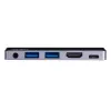 ATEN USB-C Travel Dock with Power Pass-Through, Universal, USB Type-C, Black, Silver