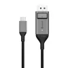 Cable ALOGIC 2m Ultra USB-C Male to DP Male 4K 60Hz LED White