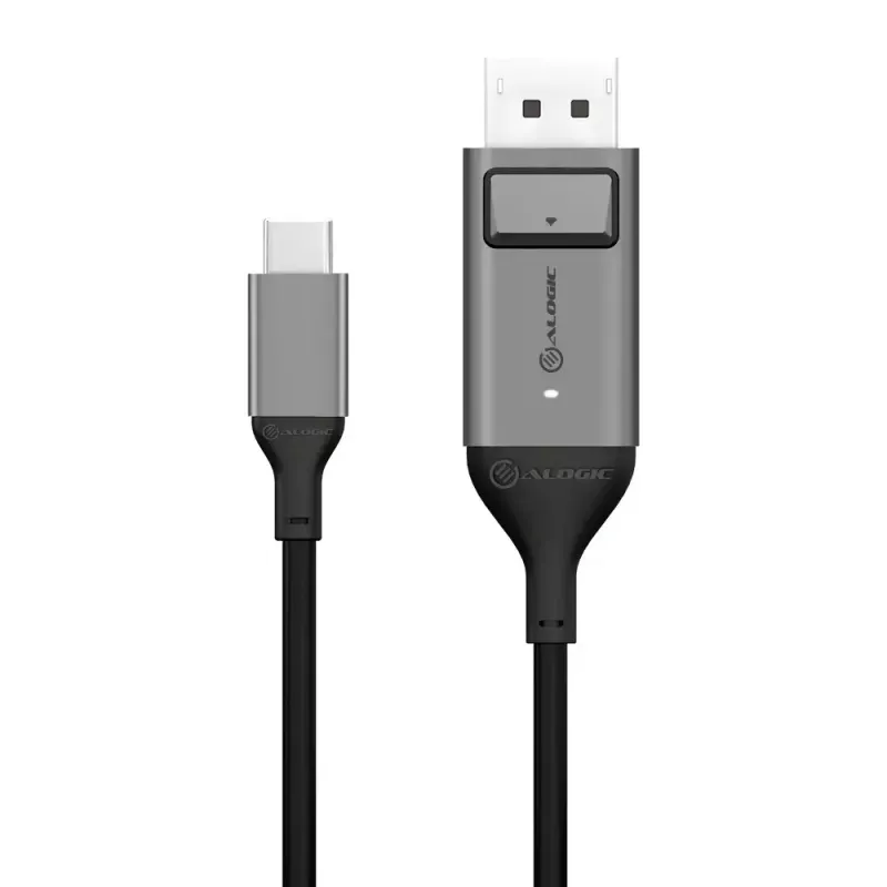 Cable ALOGIC 2m Ultra USB-C Male to DP Male 4K 60Hz LED White