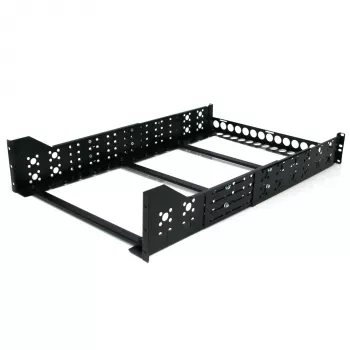 StarTech.com 3U Fixed 19 inch Adjustable Depth Universal Server Rack Rails