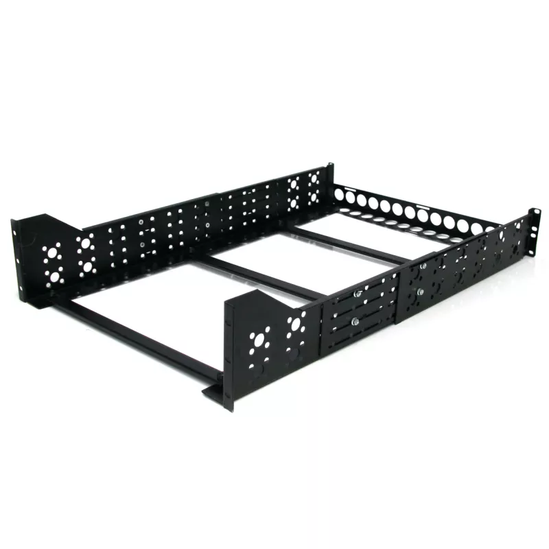 StarTech.com 3U Fixed 19 inch Adjustable Depth Universal Server Rack Rails